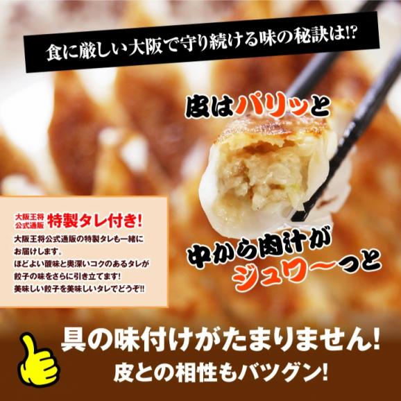 大阪王将 肉餃子200個セット(50個入×4袋) たれ×24袋付 送料無料03