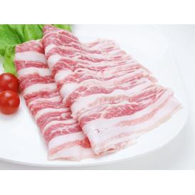 スペイン赤豚バラ(純血デュロック種)・シャブシャブ用 スペイン 約1kg 1.5㎜厚 冷凍