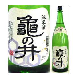 亀の井　純米酒　1800ml瓶　亀の井酒造　大分県　化粧箱なし【取寄商品】