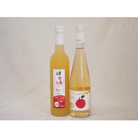 りんごのお酒2本セット(国産林檎のとろりんご りんごワインCider) 500ml×2本