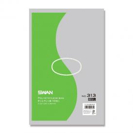 SWAN 規格ポリ袋 スワンポリエチレン袋 0.03mm厚 No.313(13号) 紐なし 100枚