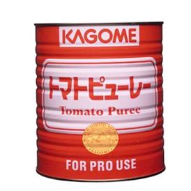 【送料無料】トマトピューレ　１号缶　1号/3000g×6缶/ケース　(カゴメ)