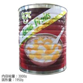 杏仁フルーツ（赤缶）　1号×6缶/ケース　(天狗)