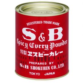 特製エスビーカレー赤缶（純カレー）　400g×5缶/ケース　(ＳＢ)