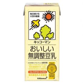 おいしい無調整豆乳　1L×6本/ケース　(キッコーマンソイフーズ)