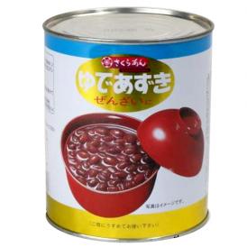 ゆであずき（缶）　2号×5缶/ケース　(谷尾)