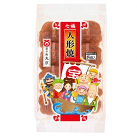 人形焼　8個×8袋/ケース　(丸京製菓)