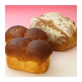 北海道美瑛産　小麦１００％　ブリオッシュ 3個 くるみパン１個