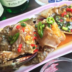 ワタリ蟹を丸ごと1匹特製カンジャン（韓国醤油）に漬け込んだ #カンジャンケジャン 