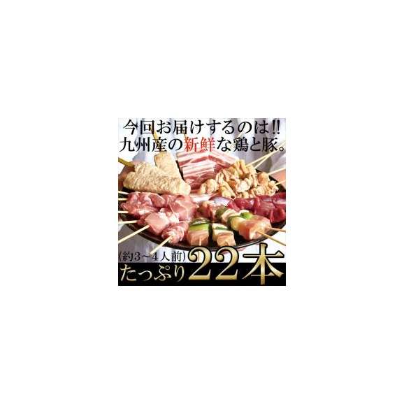 手刺しにこだわった本格派 九州産焼き鳥セット22本入り 焼鳥 やきとり ヤキトリ 冷凍a 北海道とれたて本舗の通販 お取り寄せなら ぐるすぐり