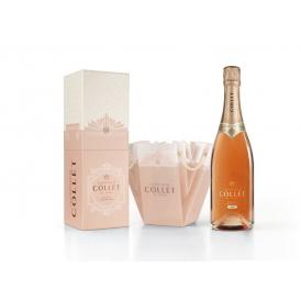 【ギフトBOX入り】シャンパーニュ コレ ロゼ・ドライ・コレクションプリヴェ（Champagne Collet Rose Dry Collection Privee）