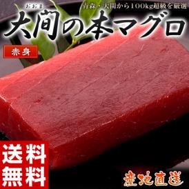 大間 まぐろ クロマグロ 鮪 日本一のブランド「大間の本まぐろ」赤身（約100ｇ）※冷凍 送料無料