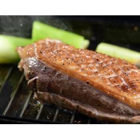 『フランス鴨（バルバリー種）のロース肉』オス・メス混合 計約1kg（3～4枚）青森県産 ※冷凍 送料無料