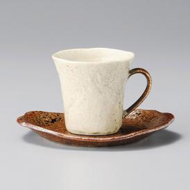アメ釉コーヒー碗 82×77㎜･190㏄ 美濃焼 一幸陶苑
