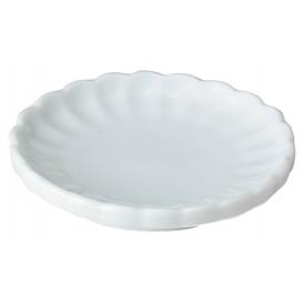 青白磁 菊割3.0皿 100×18㎜ 美濃焼 一幸陶苑