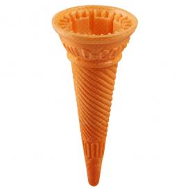 【アイスクリーム・コーン】ソフトクリーム・アイスクリーム用マイルドコーン(スリーブ付) 1200個 常温　クレスコ